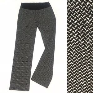 Black and Gray Woven Pants